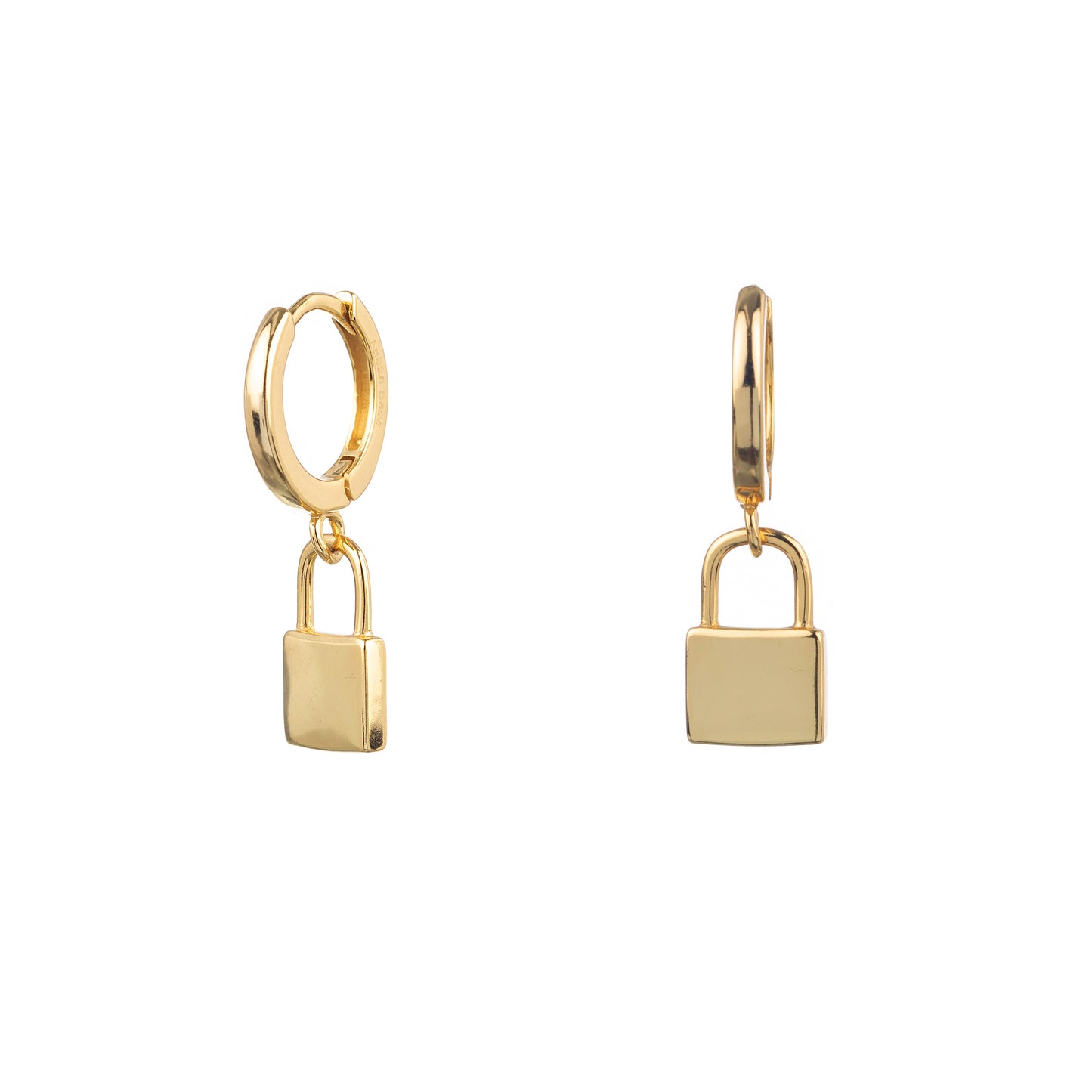 PENDIENTES LOCK GOLD