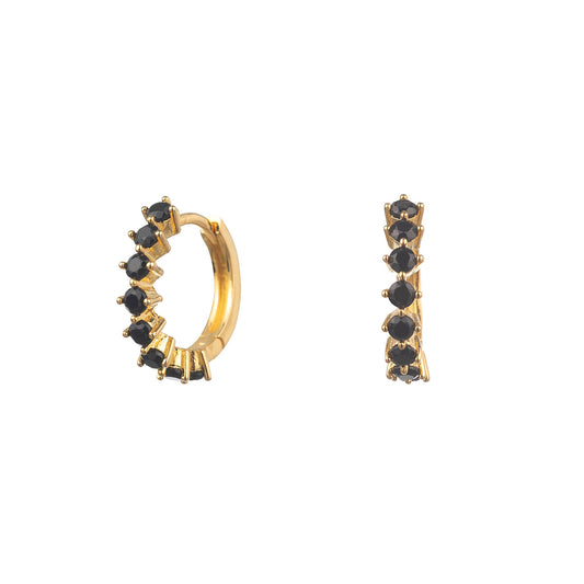 PENDIENTES BLACK EMILY GOLD