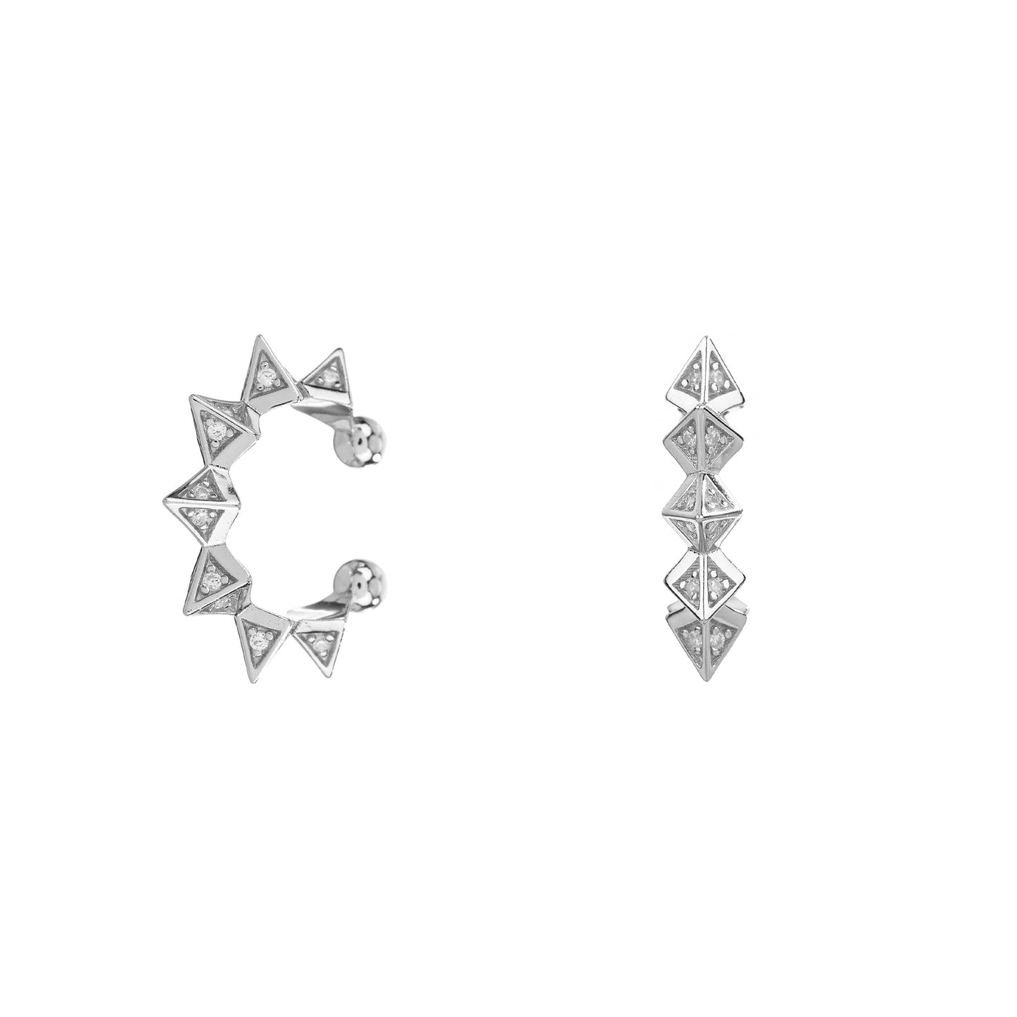 EAR CUFF SAVANNAH SILVER