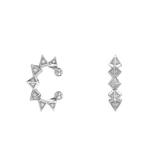 EAR CUFF SAVANNAH SILVER