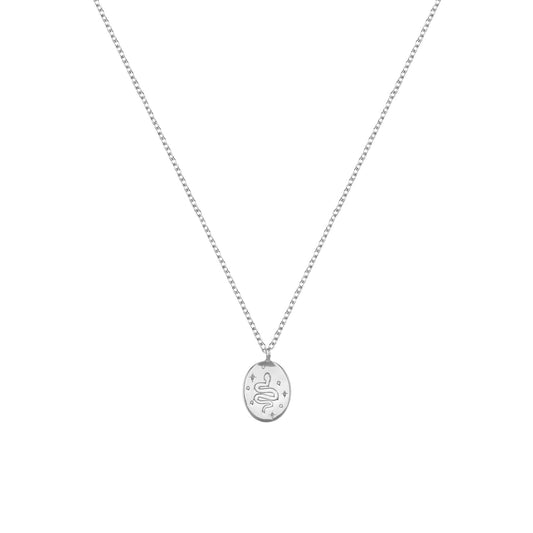 COLLAR SERPENT SILVER